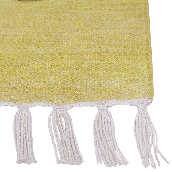 BELIANI - Tapis d'extérieur YAVU Jaune 140 x 200 cm - large