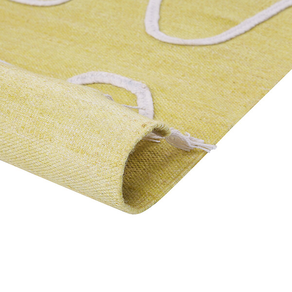 BELIANI - Tapis d'extérieur YAVU Jaune 80 x 150 cm - large