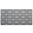 BELIANI - Tapis d'extérieur BIDAR Noir 90 x 180 cm Réversible - vignette