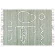 BELIANI - Tapis d'extérieur YAVU Vert clair 140 x 200 cm - vignette