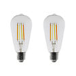 OTIO - 2 ampoules connectées WIFI LED E27 7W - Otio - vignette