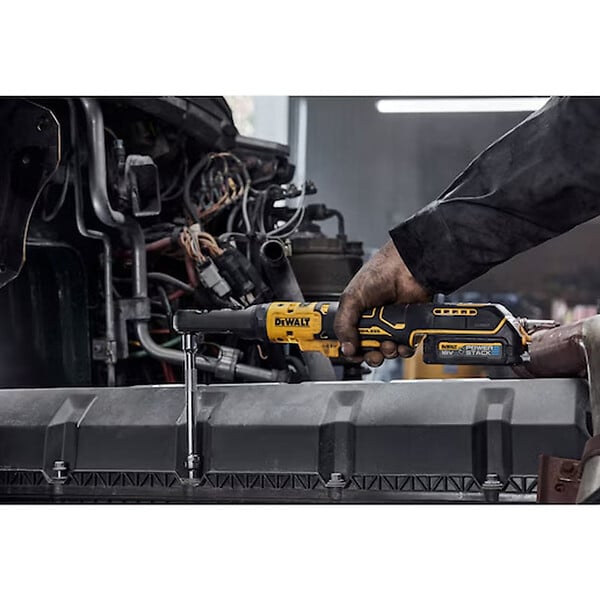 DEWALT - Clé à cliquet DEWALT DCF510E2G-QW XR 18 V 1.7 Ah Li-Ion Brushless à têtes interchangeables - large