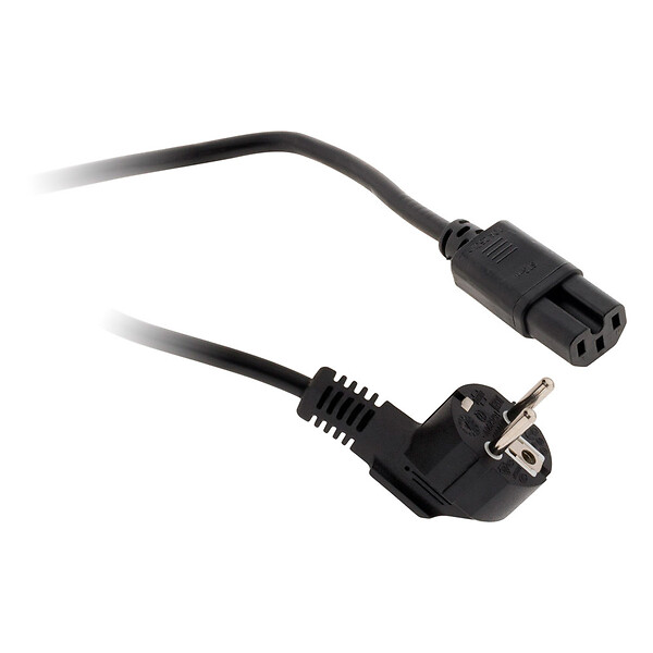 ZENITECH - Lot de 2 cordons alimentation HO5RRF 3G1mm² classe 1 - Zenitech - large