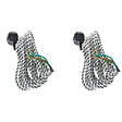 ZENITECH - Lot de 2 cordons de fer à repasser 3G1 - 3m - Zenitech - vignette