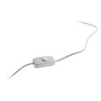 ZENITECH - Lot de 2 cordons + interrupteur luminaire 1,5m - Blanc - Zenitech - vignette
