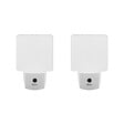 OTIO - Lot de 2 veilleuses crépusculaires automatiques - blanc - Otio - vignette