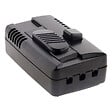 ZENITECH - Lot de 2 variateurs de lumière à pied à câbler LED - Noir - Zenitech - vignette