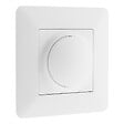 ZENITECH - Lot de 2 variateurs rotatifs compatibles LED - Blanc - Artezo - Zenitech - vignette