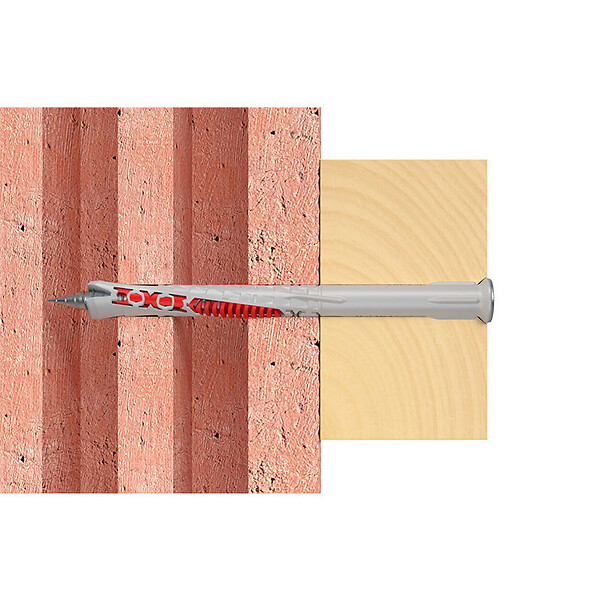 FISCHER - Cheville rallongée DuoXpand 10x120 avec vis à tête fraisée en acier électrozingué FISCHER 562157 Boîte de 50 - large