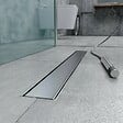 SANIVERRE - DALA Caniveau de douche Italienne inox L.70 cm avec siphon anti-odeurs + filtre, drainage performant - vignette