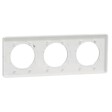 SCHNEIDER ELECTRIC - Plaque 3 postes H/V transparent entraxe 71 mm - Odace Touch - Schneider - vignette
