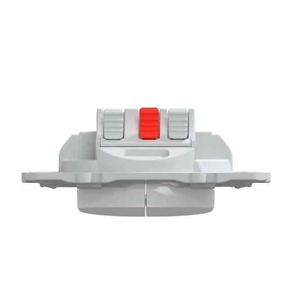 SCHNEIDER ELECTRIC - Double interrupteur va-et-vient 10A Blanc - Ovalis - Schneider - large