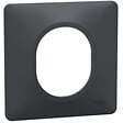 SCHNEIDER ELECTRIC - Plaque finition 1 poste anthracite - Ovalis - Schneider - vignette