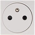 PROTEC - Prise simple affleurante 16A - Blanc - FORTYfive - Protec - vignette