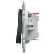 SCHNEIDER ELECTRIC - Interrupteur volet roulant 2 boutons 6A anthracite - Ovalis - Schneider - vignette