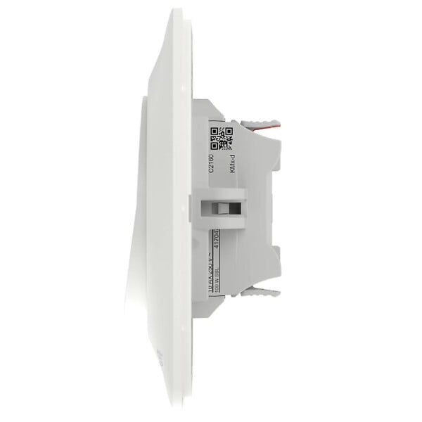 SCHNEIDER ELECTRIC - Lot 5 interrupteurs va-et-vient brochables + plaque - Blanc - Ovalis - Schneider - large