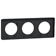 SCHNEIDER ELECTRIC - Plaque 3 postes H/V aluminium entraxe 71 mm - Odace Touch - Schneider - vignette