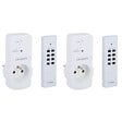 ZENITECH - Lot de 2 prises télécommandées portée 25m - Blanc - Zenitech - vignette