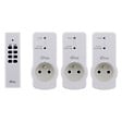 ZENITECH - Pack de 6 prises télécommandées - Blanc - Zenitech - vignette