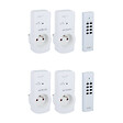 ZENITECH - Lot de 4 prises 10A 2P+T télécommandées - Zenitech - vignette