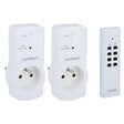 ZENITECH - Lot de 4 prises 10A 2P+T télécommandées - Zenitech - vignette