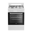 BEKO - Cuisinière Mixte 2900w Blanc - FBS63031WCS - vignette