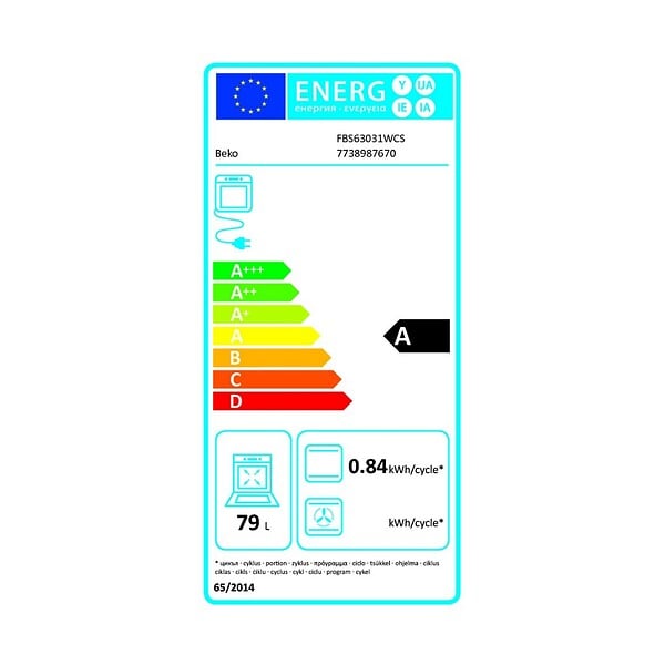 BEKO - Cuisinière Mixte 2900w Blanc - FBS63031WCS - large