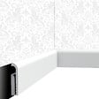 SANS - Plinthe décorative Cimaises et Plus P04 - 12x2,5x200cm (h x p x L) - moulure dé - vignette