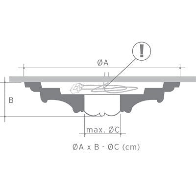 ORAC DECOR - R09 Rosace de plafond Orac Decor ø 48.5cm - moulure décorative polyuréthane Avec un tube de colle - large