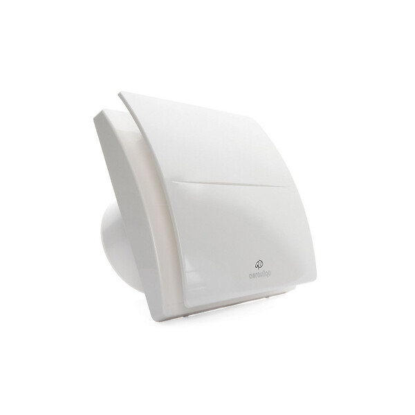 AERAULIQA - Aérateur extracteur d'air design intermittent silencieux basse conso QD Ø120/125 mm - Commande: Détection humidité + minuterie - large