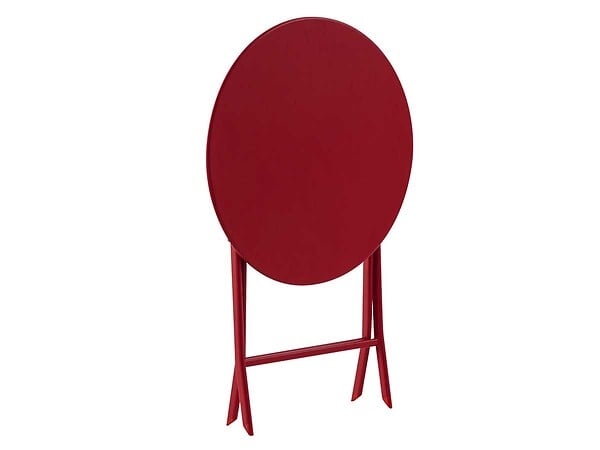 HESPERIDE - Table de jardin ronde Greensboro Ø 60 cm Groseille - Hespéride - large