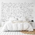 99DECO - Papier Peint Panoramique Texte Noir - 99DECO - L432xH270cm - vignette