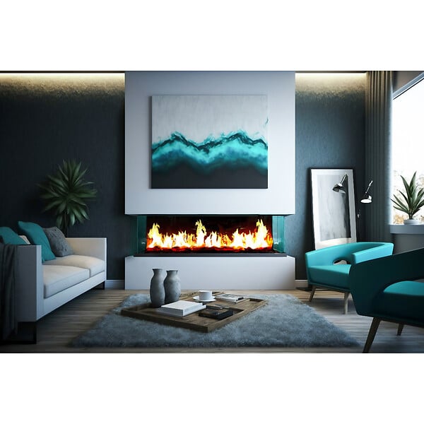CHEMIN ARTE - Cheminée électrique Encastrable 3d 152cm - 261 3D - large