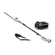 IKRA - Taille Haie sur perche télescopique 40V - Lame de 43cm -Batterie Lithium 2,5Ah + Chargeur Led 40V - Sangle d'épaule IKRA - vignette