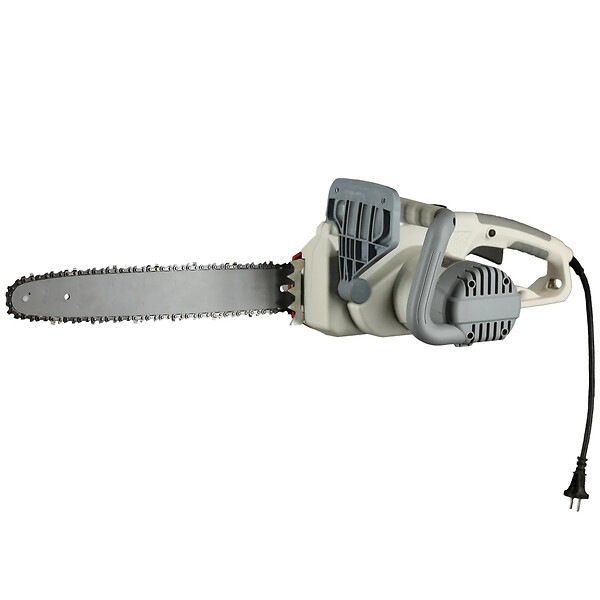 IKRA - Tronçonneuse Electrique 2200W Guide 40 cm Poignée 2 mains Anti-vibration Tendeur de chaine sans outil IKRA - large