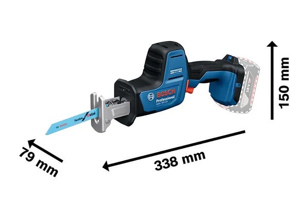BOSCH - Scie sabre GSA 18V-24, lames S922EF, S2345X L - BOSCH - 06016A5101 - large
