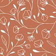 99DECO - Contremarches PVC pour escalier - floral bleu - Lot de 5 (15x100 cm) - vignette