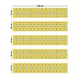 99DECO - Contremarches PVC pour escalier - jaune - Lot de 5 (18x100 cm) - vignette