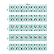 99DECO - Contremarches PVC pour escalier - bleu - Lot de 5 (18x100 cm) - vignette