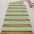 99DECO - Contremarches PVC pour escalier - vert - Lot de 5 (15x100 cm) - vignette