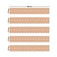 99DECO - Contremarches PVC pour escalier - rouge - Lot de 5 (15x100 cm) - vignette