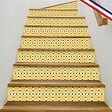 99DECO - Contremarches PVC pour escalier - jaune - Lot de 5 (15x100 cm) - vignette