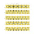 99DECO - Contremarches PVC pour escalier - jaune - Lot de 5 (15x100 cm) - vignette