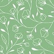 99DECO - Contremarches PVC pour escalier - floral vert - Lot de 5 (15x100 cm) - vignette