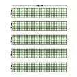 99DECO - Contremarches PVC pour escalier - Vichy Vert - Lot de 5 - 18x100 cm - vignette
