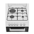 BEKO - Cuisinière Gaz 60l 4 Feux Blanc - FSS53011DW - vignette