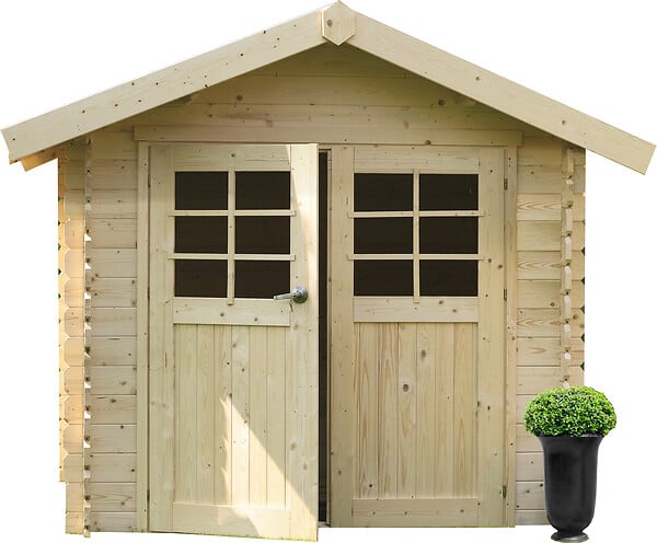 SOLID - Abri jardin bois CHARTRES classe 3 - L.340.1xH.239.2xP.275cm - large