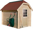 SOLID - Abri jardin bois GALWAY classe 3 - L.301.2xH.242xP.242.7cm - vignette
