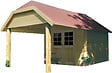 SOLID - Abri de jardin en bois Venezia - L.578.4xH.298.9xP.347.4cm - vignette