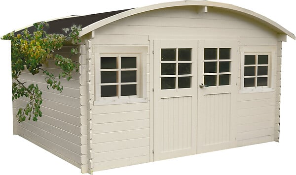 SOLID - Abri de jardin bois DAINVILLE 2 - L.388xl.298xH.229cm - large